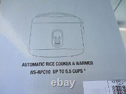 Zojirushi NS-RPC10-FJ Tulip Rice Cooker & Steamer 5.5 Cups New in Box