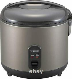 Zojirushi NS-RPC18HM Rice Cooker and Warmer, 1.8-Liter, Metallic Gray NEW 10 CUP