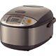 Zojirushi Ns-tsc10 5-1/2-cup Rice Cooker And Warmer, 1.0-liter, Stainless Brown