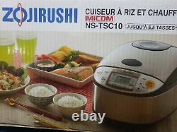 Zojirushi NS-TSC10 5-1/2-Cup Uncooked Micom Rice Cooker and Warmer