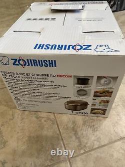 Zojirushi NS-TSC10 5-1/2-Cup Uncooked Micom Rice Cooker and Warmer 1.0-Liter