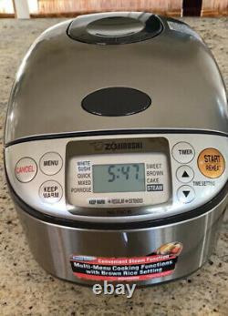 Zojirushi NS-TSC10 5-1/2-Cup (Uncooked) Micom Rice Cooker and Warmer used ONCE