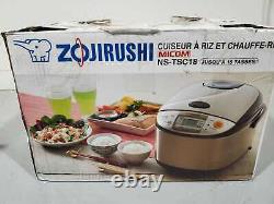 Zojirushi NS-TSC18 Micom Rice Cooker and Warmer 10-Cups