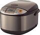 Zojirushi Ns-tsc18 Micom Rice Cooker And Warmer 10-cup Stainless Brown