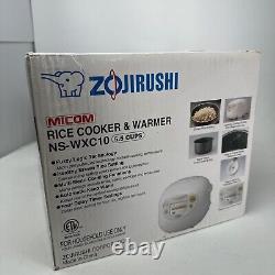 Zojirushi NS-WAC10- Up to 5.5-Cups Micom Rice Cooker & Warmer Fuzzy Logic Tech