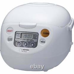 Zojirushi NS-WAC18WD Fuzzy Logic 10-Cup Rice Cooker and White