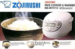 Zojirushi NS-WTC10 (5.5 Cup) MiCOM Rice Cooker and Warmer