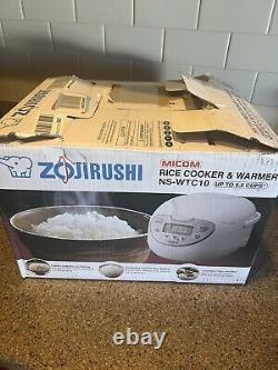 Zojirushi NS-WTC10 5.5-Cup Micom Rice Cooker and Warmer Rice Cookers
