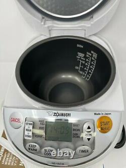 Zojirushi NS-YAC18 Umami Micom 10-Cup Rice Cooker & Warmer, Pearl White