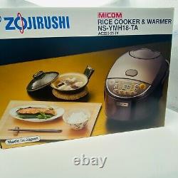 Zojirushi NS-YMH18-TA 10cups 220-230V 610W Silver Rice Cooker Warmer English