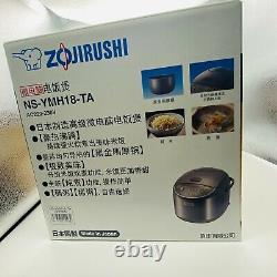 Zojirushi NS-YMH18-TA 10cups 220-230V 610W Silver Rice Cooker Warmer English