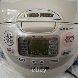 Zojirushi NS-ZAC18 Neuro Fuzzy Rice Cooker & Warmer 10 Cup