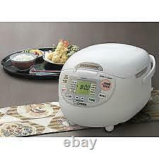 Zojirushi NS-ZCC10 5-1/2-Cup Neuro Fuzzy Rice Cooker and Warmer, 1.0-Liter