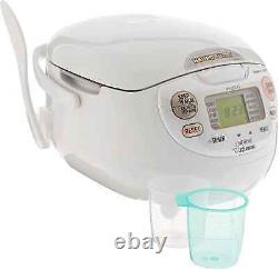 Zojirushi NS-ZCC10 5.5 -Cup Neuro Fuzzy Rice Cooker and Warmer, White