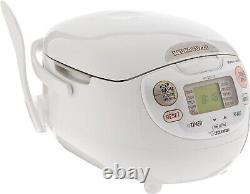Zojirushi NS-ZCC10 Microcomputer Rice Cooker 5.5cups 120V/60Hz New White