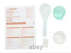 Zojirushi NS-ZCC18 10-Cup Neuro Fuzzy Rice Cooker, 1.8-Liters, Premium White