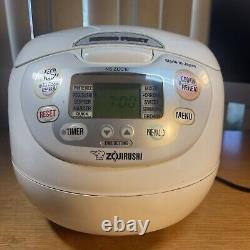 Zojirushi NS-ZCC18 10 Cup Neuro Fuzzy Rice Cooker/Warmer, 1.8-Liters, White