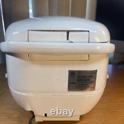 Zojirushi NS-ZCC18 10 Cup Neuro Fuzzy Rice Cooker/Warmer, 1.8-Liters, White