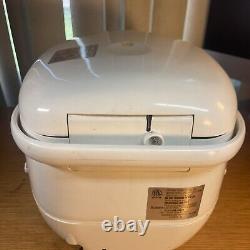 Zojirushi NS-ZCC18 10 Cup Neuro Fuzzy Rice Cooker/Warmer, 1.8-Liters, White