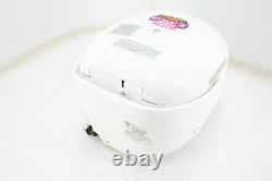 Zojirushi NS-ZCC18 Neuro Fuzzy Rice Cooker Warmer w Spoon 10 Cup Premium White
