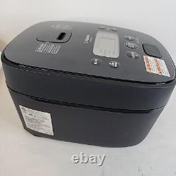 Zojirushi NW-QAC10 Induction Heat Rice Cooker, 5.5 Cup Capacity, Black