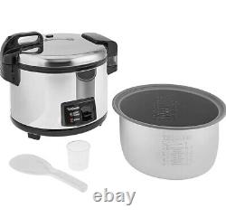 Zojirushi NYC-36 20-Cup Uncooked Commercial Rice Cooker Warmer Stainless Steel