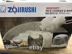 Zojirushi Neuro Fuzzy Rice Cooker, 10 cup, Premium White