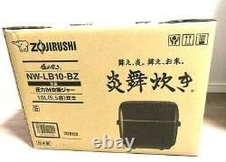 Zojirushi Rice Cooker Pressure IH Rice Cooker 5.5 Go Cook NW-LB10-BZ NEW FedEx