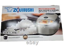 Zojirushi Rice Cooker & Warmer Induction Heating System NP-HCC10 5.5 Cup OB READ