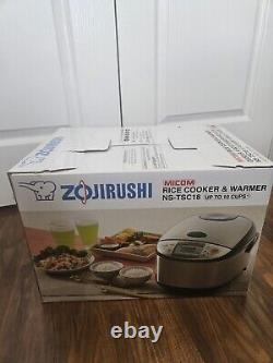 Zojirushi Rice Cooker & Warmer NS-TSC18 10 Cup Open Box