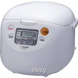 Zojirushi Rice Cooker and Warmer 10-Cup with Built-In Timer Cool White